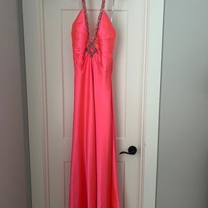 Beautiful coral formal gown